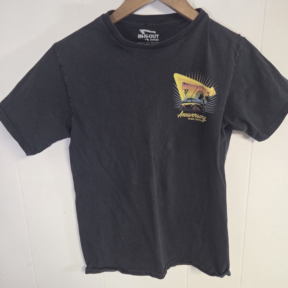 In-N-Out Burger 70th Anniversary Black T Shirt Vladimir Kush Artwork Size Small